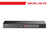 Mercusys 20-Port Gigabit Rackmount Switch with 16-Port PoE+ - MS120GP MS-MS120GP