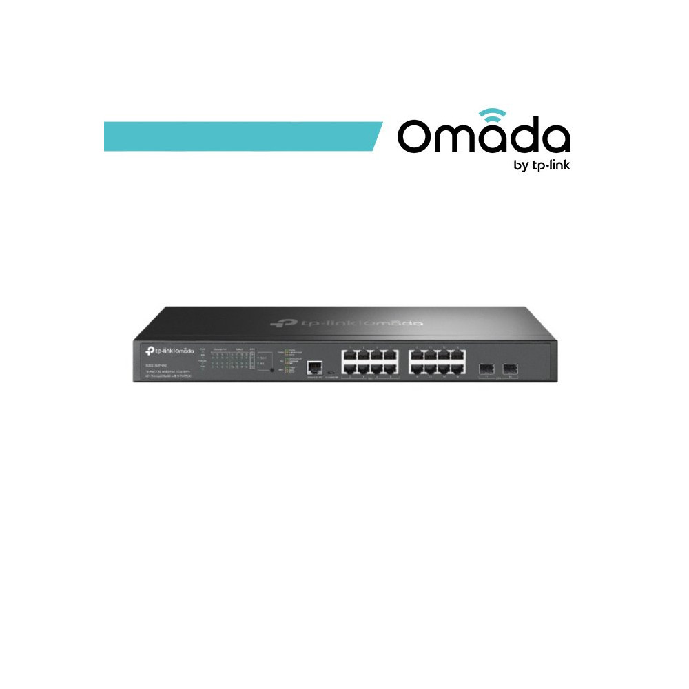 Omada Switch Managed L2+ con 16 Porte 2.5G, 8 PoE+, 2 10GE SFP+ - SG3218XP-M2 OMA-SG3218XP-M2
