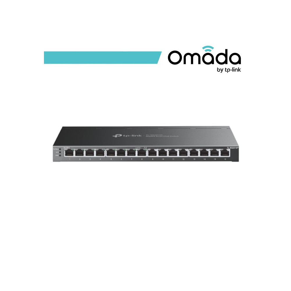 Omada Switch Smart Desktop 16 Porte Gigabit di cui 8 PoE+ OMA-SG2016P