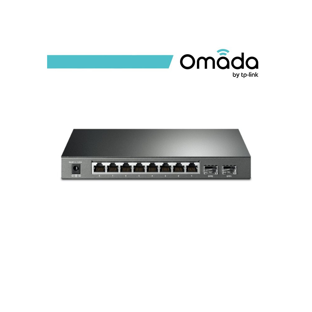 Omada Smart Switch JetStream Gigabit 8 Porte PoE+ 2 SFP - SG2210P OMA-SG2210P