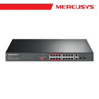 Mercusys 16-Port 10/100Mbps + 2-Port Gigabit Rackmount Switch - MS118CP MS-MS118CP