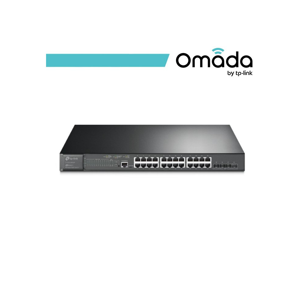 Omada Switch L2+ 24Porte Gigabit PoE+ 4SFP+10GE OMA-SG3428XMP