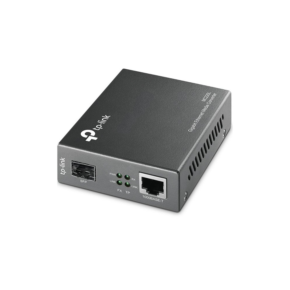 TP-Link Media Converter 1000BASE-SX/LX/LH/1000Base-T LC - MC220L TL-MC220L