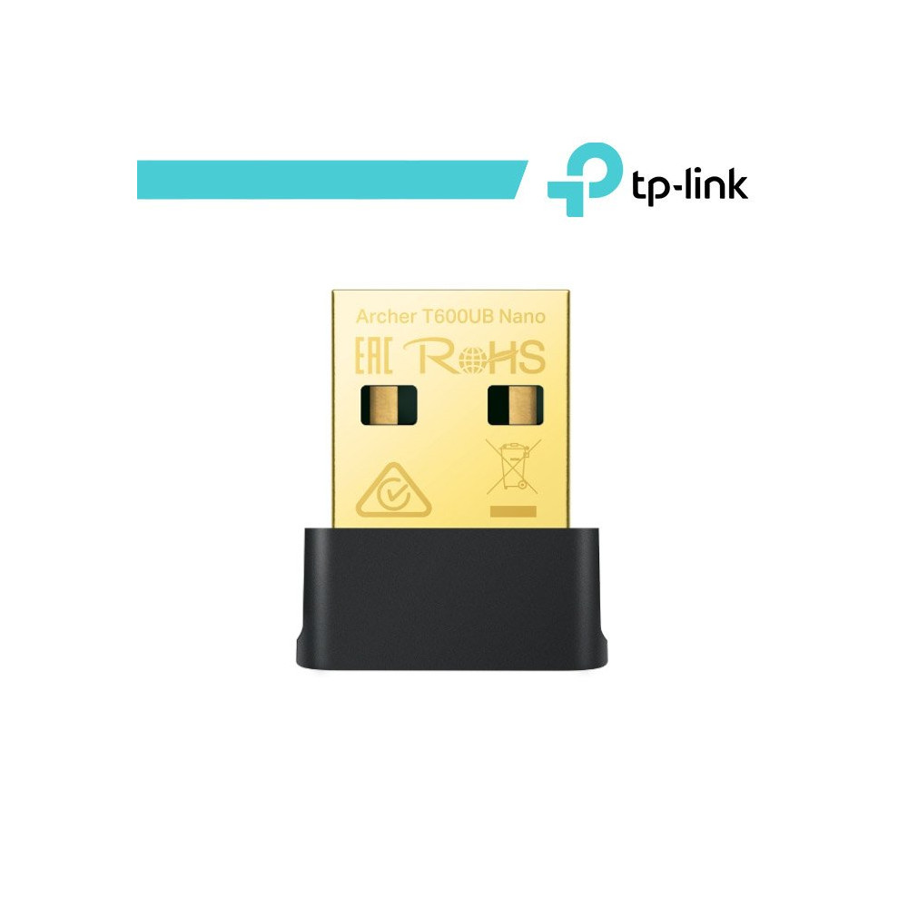 TP-Link Nano adattatore USB Wi-Fi AC600 e Bluetooth 4.2 - Archer T600UB Nano TL-ARCH-T600UBN