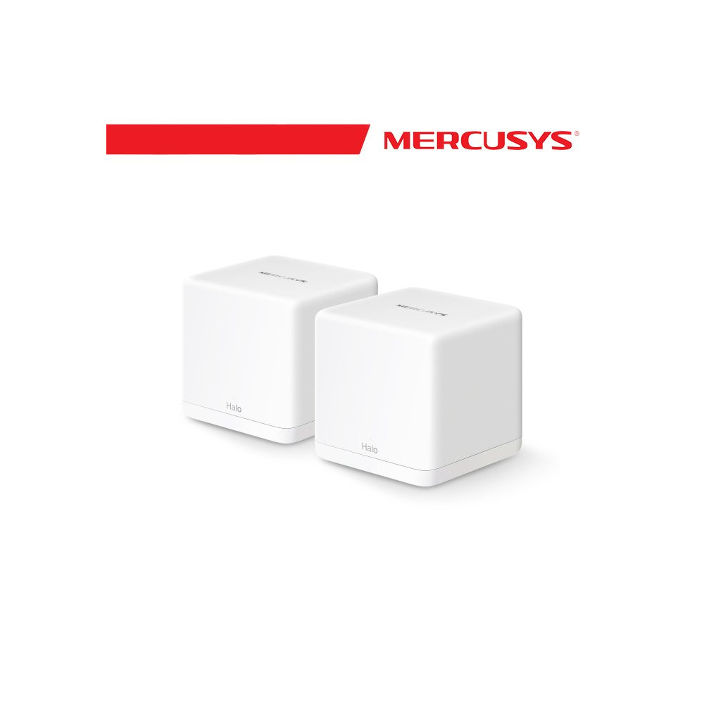 Sistema Mesh Wi-Fi 6 AX1500 2 Pack Mercusys MS-HALO-H60X-2