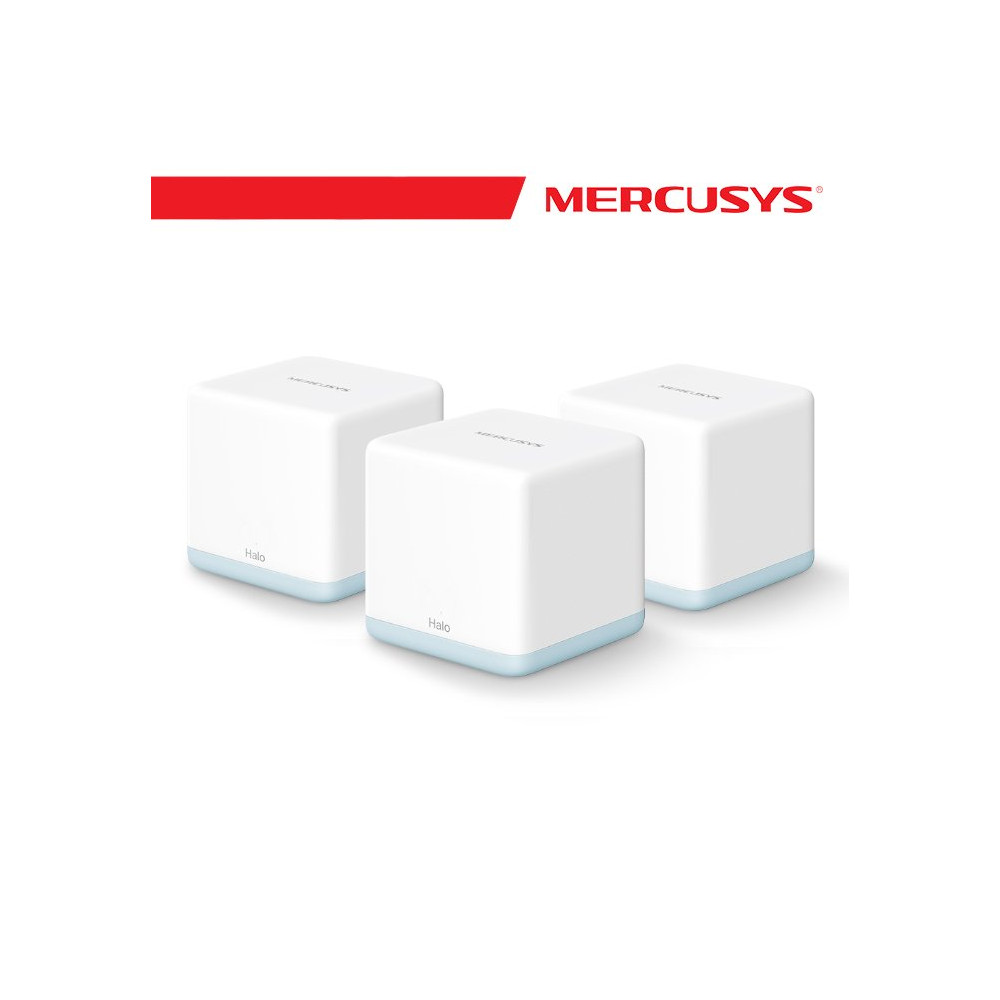 Sistema Mesh Wi-Fi AC1200 3 pack Mercusys MS-HALO-H30-3