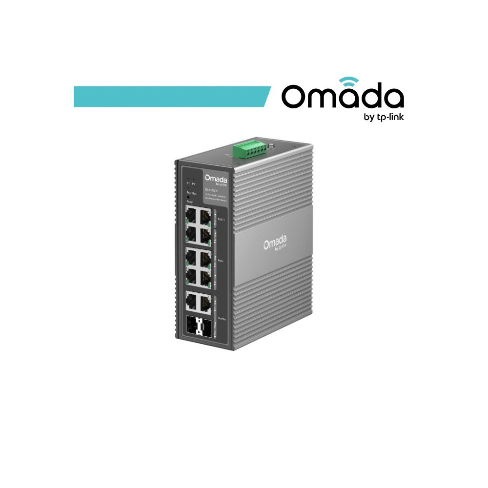 Omada 10-Port Gigabit Industrial Easy Managed Switch - IES210GPP OMA-IES210GPP