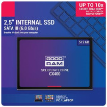 GoodRAM SSD CX400-G2 512GB SATA III 2,5 - retail box - SSDPR-CX400-512 GRSSD-CX400-512
