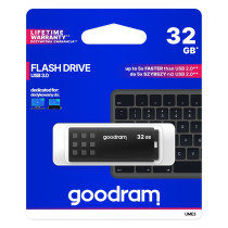 GoodRAM Pendrive 32GB BLACK USB 3.0 - retail blister - UME3-0320K0R11 GRUME3-0320K0R1