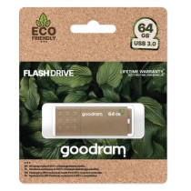 GoodRAM Pendrive 64GB UME3 GREEN USB 3.0 - retail blister - UME3-0640EFR11 GRUME3-0640EFR1