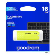 GoodRAM Pendrive 16GB UME2 yellow USB 2.0 - retail blister - UME2-0160Y0R11 GRUME2-0160Y0R1