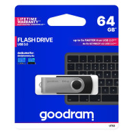 GoodRAM Pendrive 64GB UTS3 BLACK USB 3.0 - retail blister - UTS3-0640K0R11 GRUTS3-0640K0R1