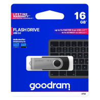 GoodRAM Pendrive 16GB UTS3 BLACK USB 3.0 - retail blister - UTS3-0160K0R11 GRUTS3-0160K0R1