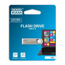 GoodRAM Pendrive 64GB UNN2 metal USB 2.0 - retail blister - UUN2-0640S0R11 GRUUN2-0640S0R1