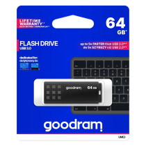 GoodRAM Pendrive 64GB BLACK USB 3.0 - retail blister - UME3-0640K0R11 GRUME3-0640K0R1