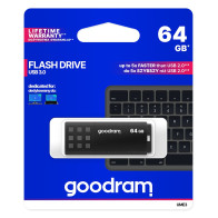 GoodRAM Pendrive 64GB BLACK USB 3.0 - retail blister - UME3-0640K0R11 GRUME3-0640K0R1