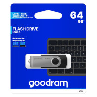 GoodRAM Chiavetta/Pendrive USB Twister 64GB nera USB 2.0 - UTS2-0640K0R11 GRUTS2-0640K0R1