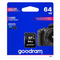 GoodRAM Scheda SD 64GB SDXC GoodRAM - retail blister - S1A0-0640R12 GR-S1A0-0640R12