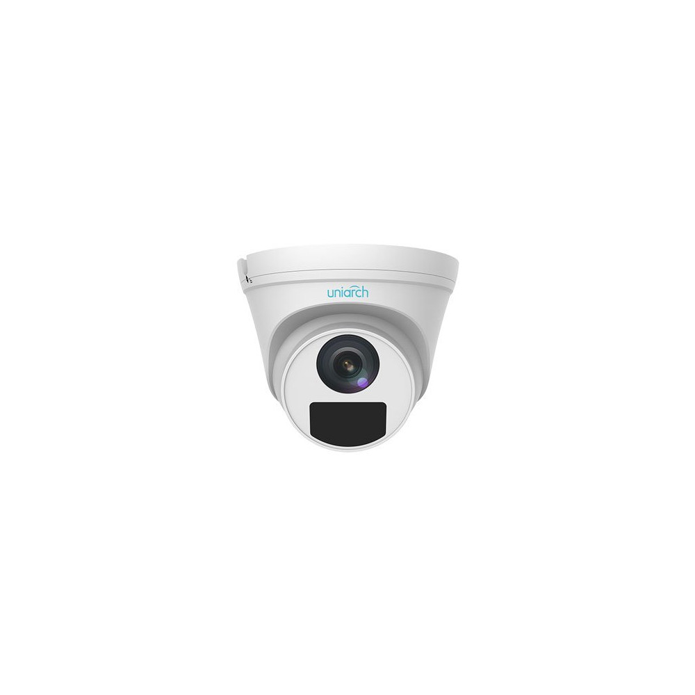 3MP Uniarch Mini Turret IPCamera,Ottica 2.8mm Audio no POE IPC-T123-AF28-A