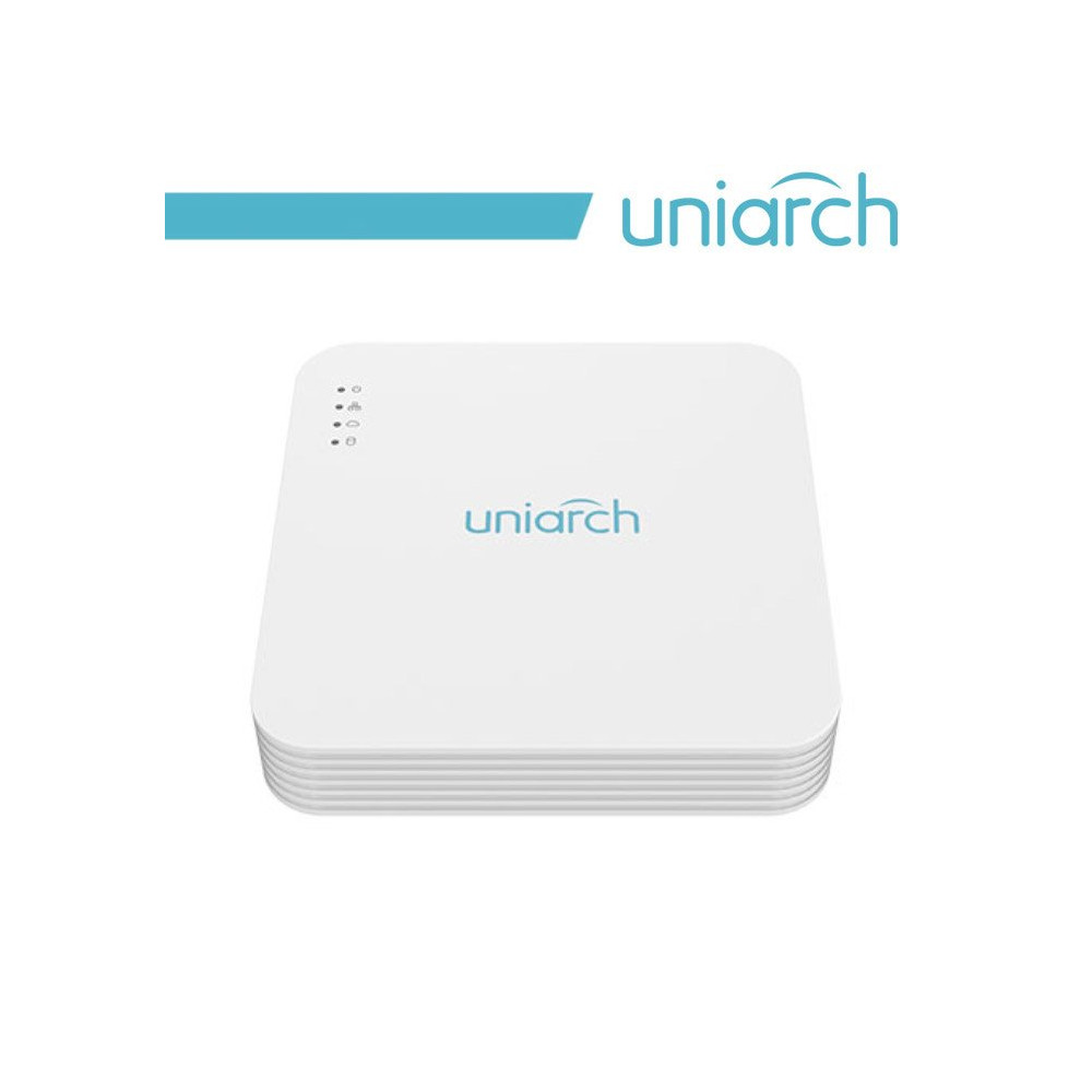 NVR Uniarch 4 Canali 8 Megapixel, 4 Porte PoE NVR-104LX-P4