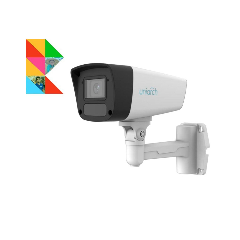 2MP Uniarch Bullet IPCamera,Ottica 4.0mm Audio Dual Light IPC-B222-APF40