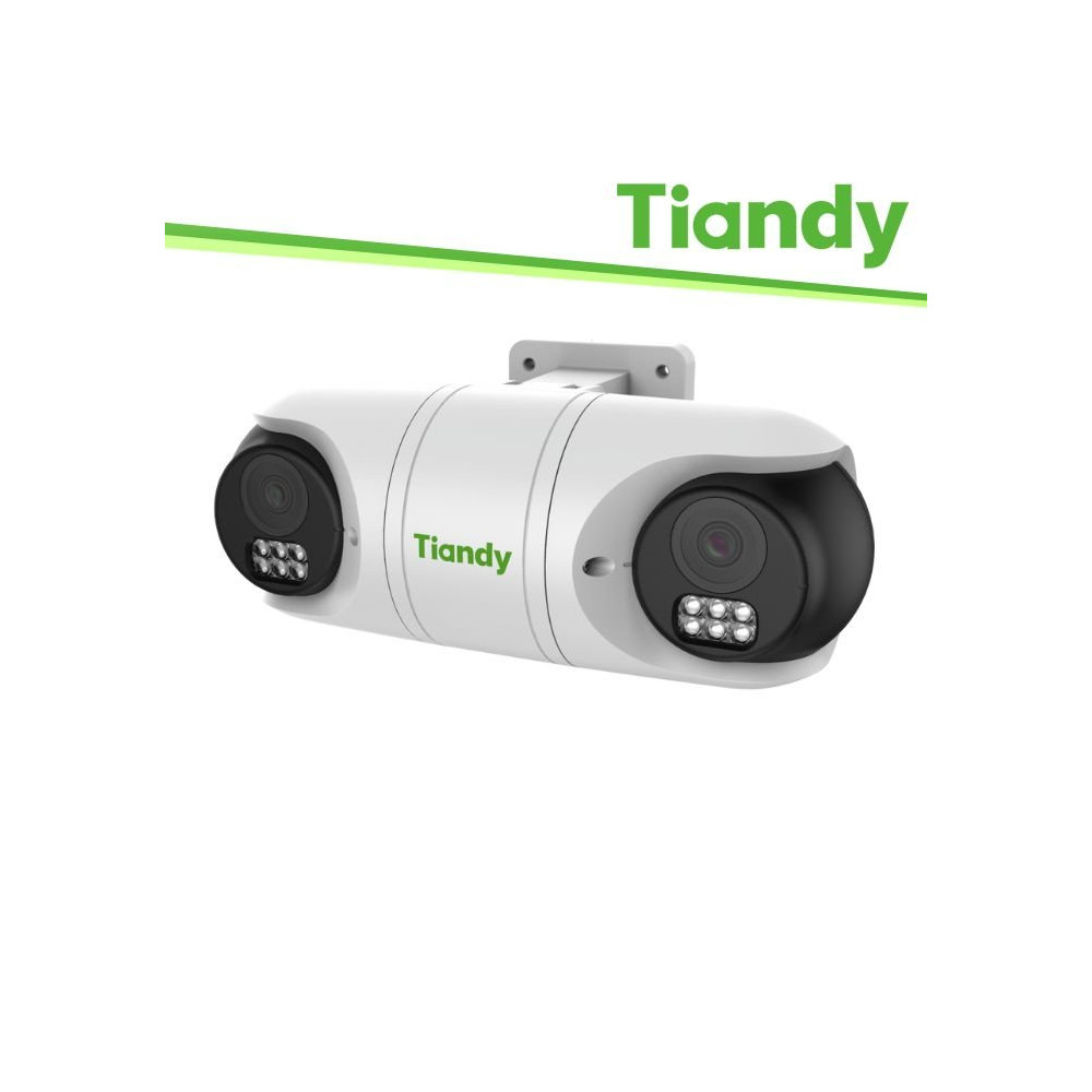 Tiandy Telecamera Double Turret Spark 2MP 2.8mm, PoE, 0.02Lux, IP67 - TC-C32RN TD-DT12N-AF28P