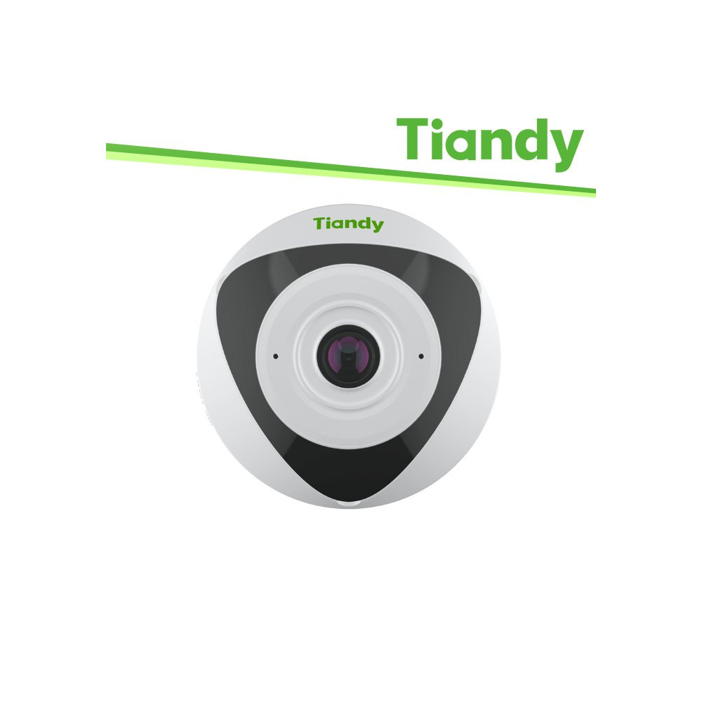 Tiandy Telecamera Fisheye Pro 5MP 1.4mm, Tripwire, Heatmap, PoE - TC-C35VN TD-F45N-AP14P