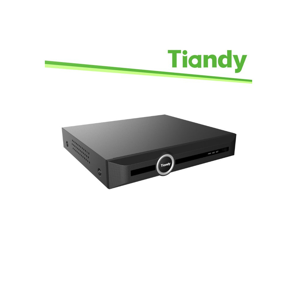 Tiandy NVR 20 Canali 60Mbps/60Mbps PoE - TC-R3220 Spec:I/B/P16/K/V3.1 TD-N220-4KP16