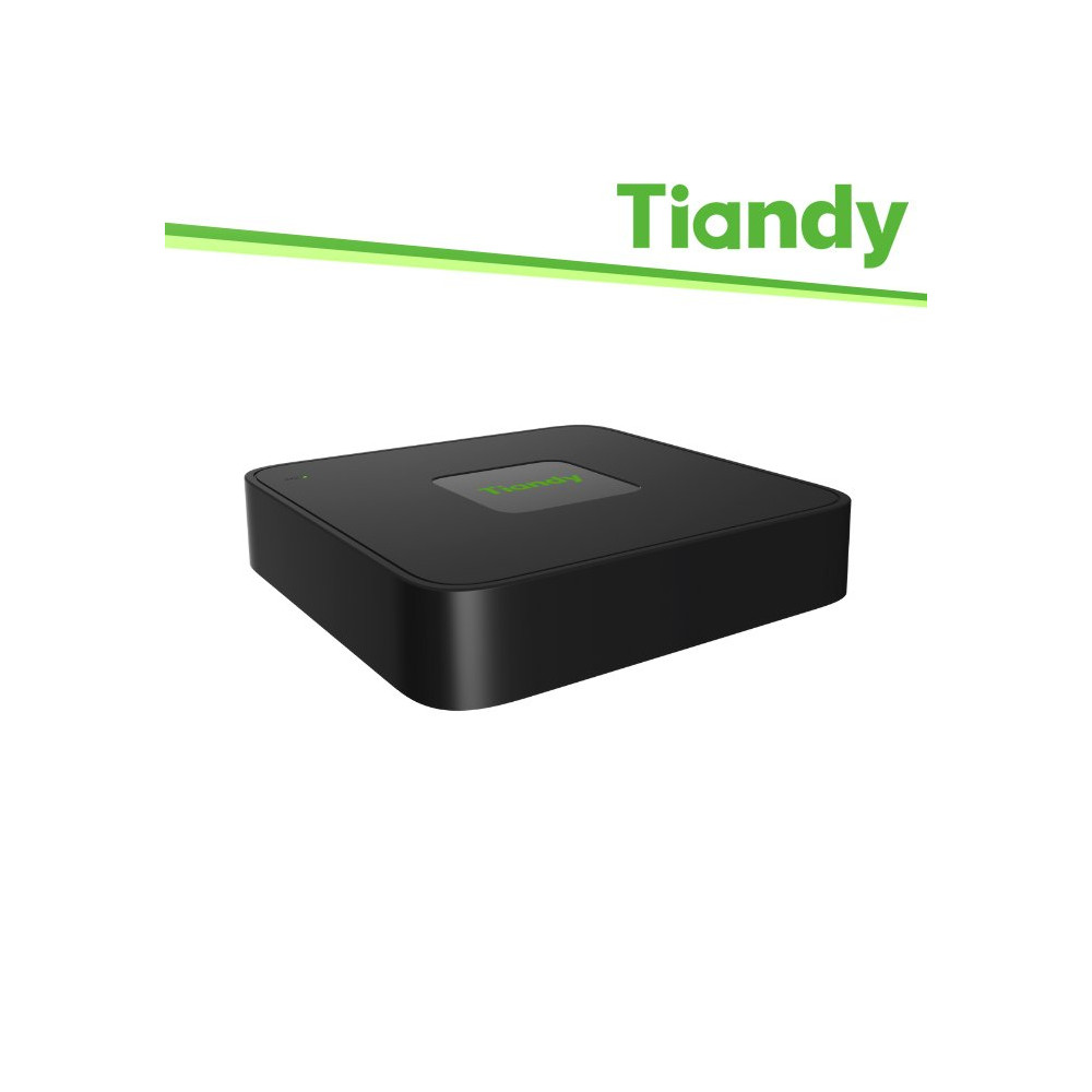 Tiandy NVR 10 Canali 8 Porte PoE, 60/40Mbps, regist. fino a 6MP - TC-R3110 TD-N110-P8