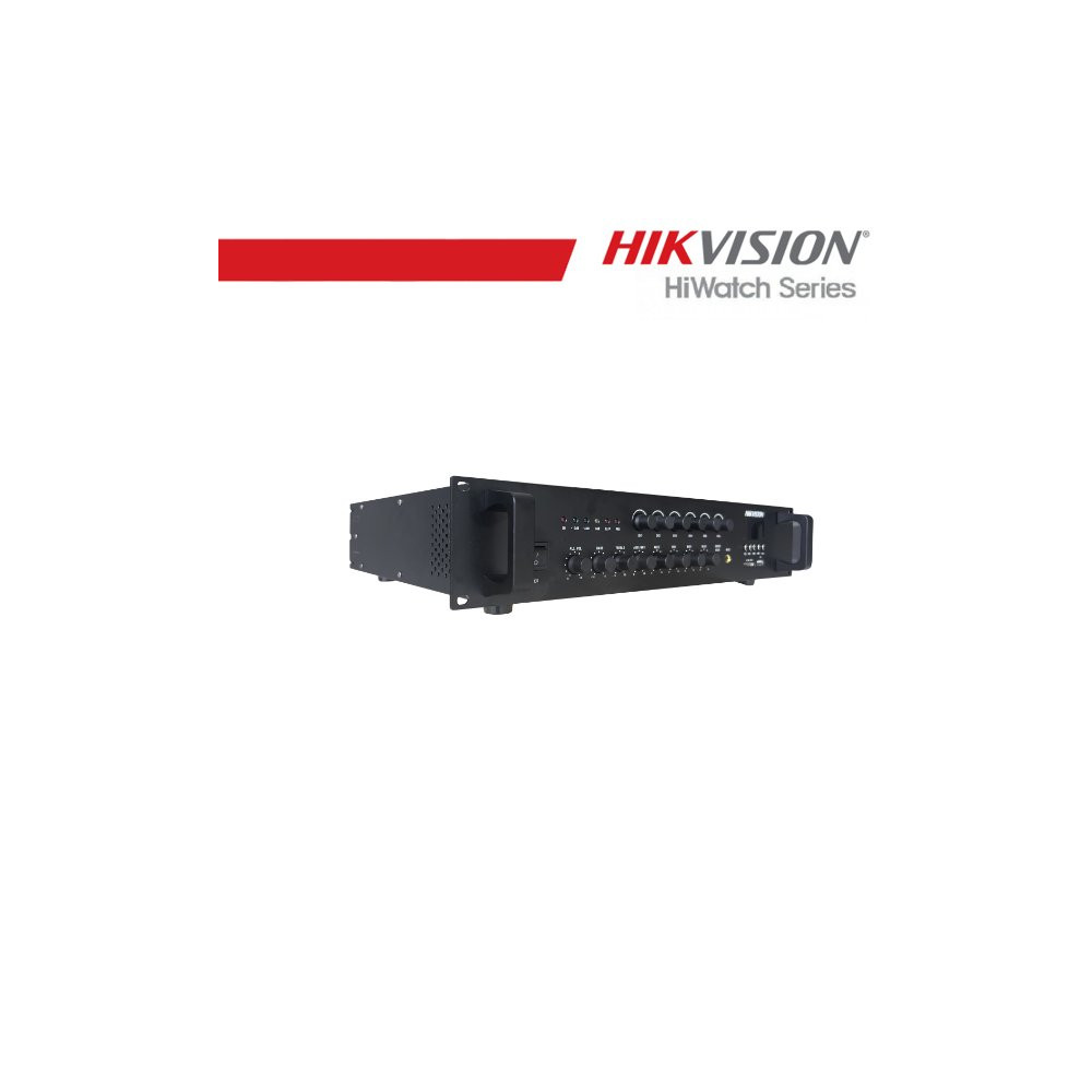 Hikvision Amplificatore analogico 6 zone 240W- DS-QAE0A240G1-VB6 DS-QAE0A240G1-VB6