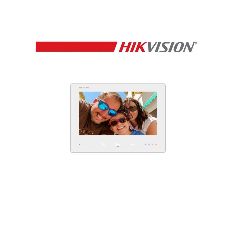 Hikvision Stazione interna HD a 2 fili bianca - DS-KH7300EY-WTE2 (White) DS-KH7300EY-W2W