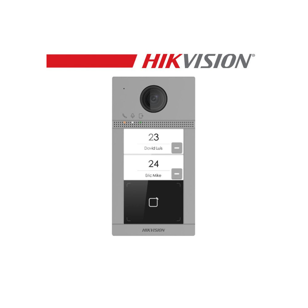 Hikvision 2 Buttons Metal Villa Door Station - DS-KV8213-WME1(C) DS-KV8213-WME1