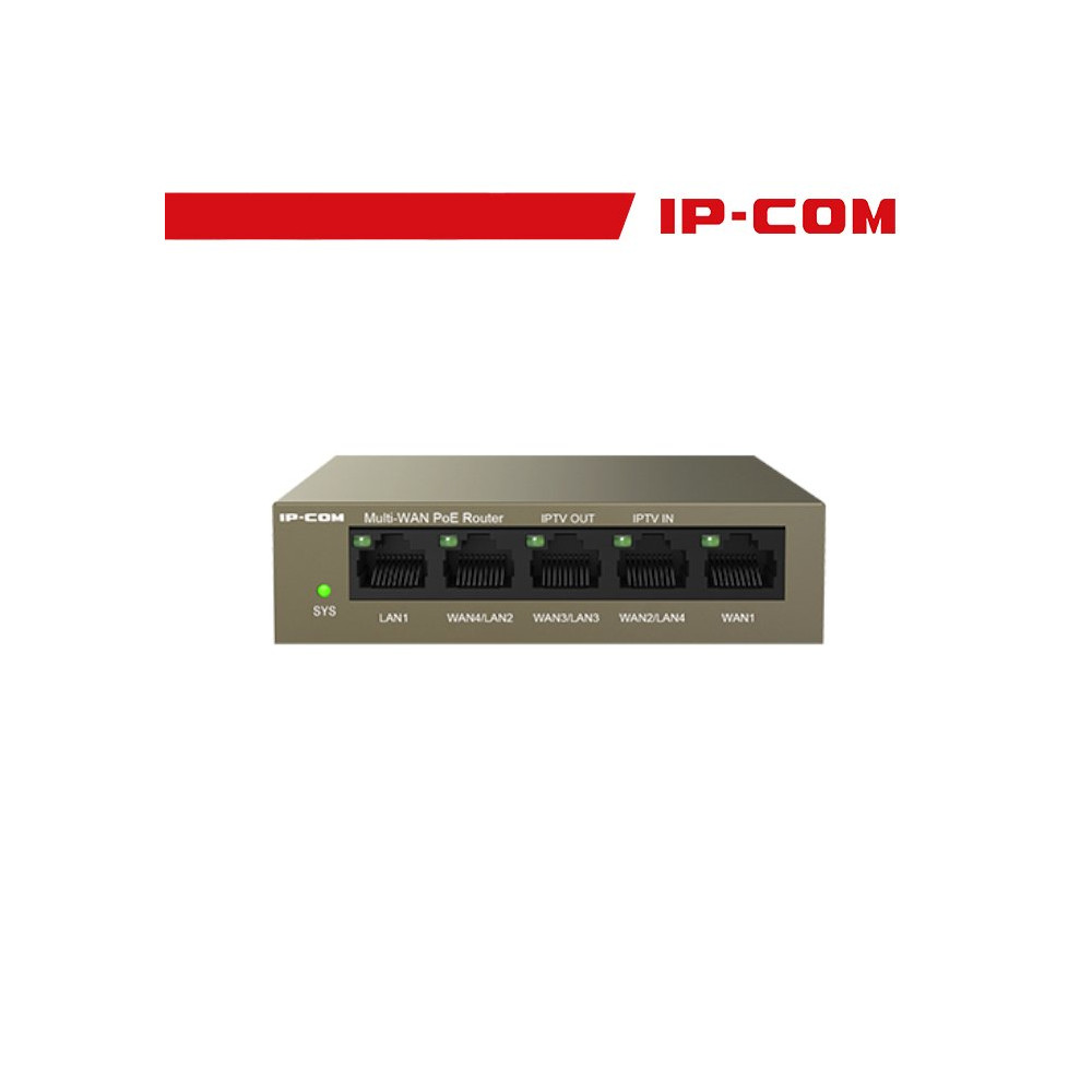 IP-COM Router/AP Controller - 5 porte Cloud Managed PoE, max 4 WAN | M20-PoE IC-M20-POE