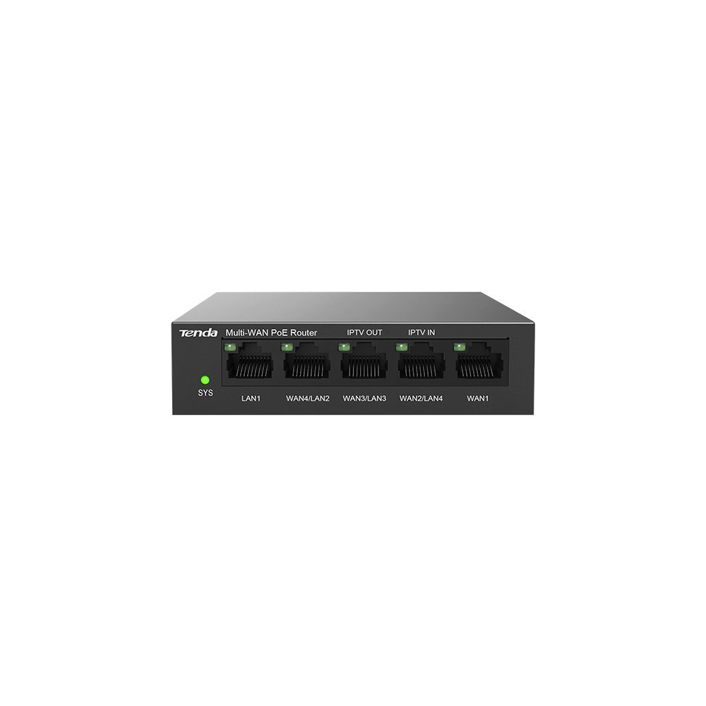 Tenda G0-5G-PoE Router Gigabit PoE 5 Porte con 4 PoE+ e Controller AP NT-G0-5G-POE