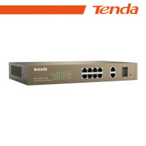 Tenda Switch PoE Desktop Smart 8 Porte 10/100Mb+2Gb+2SFP - EOL | TEF1210P-8-150W NT-TEF1210P-150