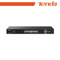 Tenda Switch Gigabit PoE - 20 porte (16 GE PoE + 2 GE + 2 SFP) | TEG1120P-16-150W NT-TEG1120P-150