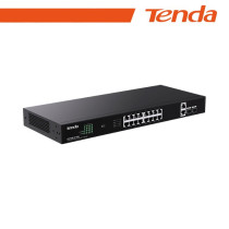 Tenda 18GE+2SFP Ethernet Switch With 16-Port PoE - TEG1120P-16-250W NT-TEG1120P-250