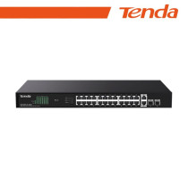 Tenda Switch Gigabit PoE - 28 porte (24 GE PoE + 2 GE + 2 SFP) | TEG1128P-24-250W NT-TEG1128P-250