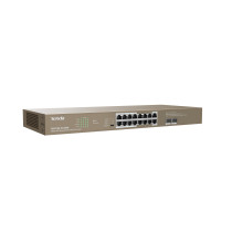 Tenda Switch Gigabit PoE - 18 porte (16 GE PoE + 2 GE) | TEG1118P-16-250W NT-TEG1118P-250