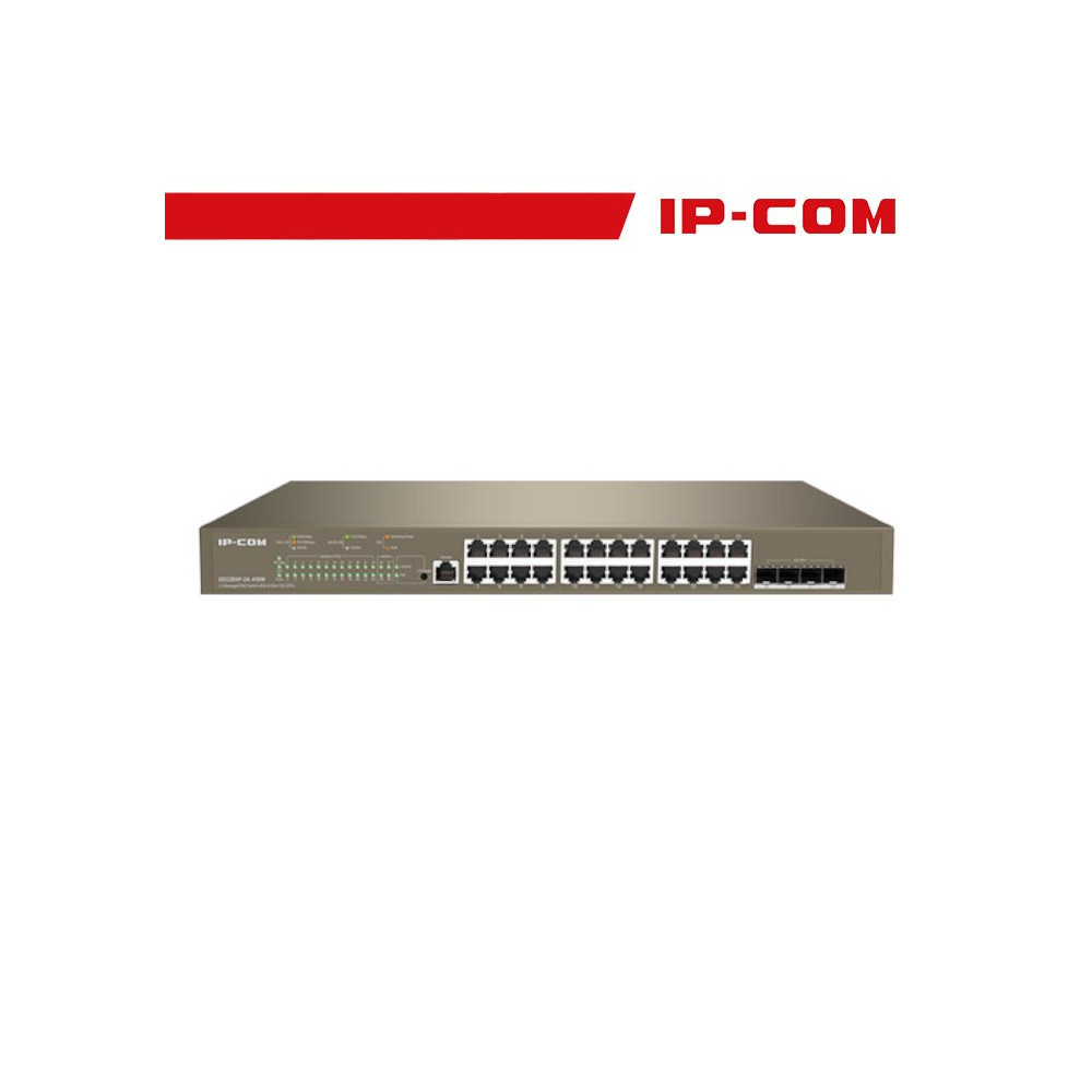 Switch Giga PoE cloud manaL3-28 port(24GE PoE+4port 10G SFP+)P | G5328XP-24-410W IC-G5328XP-410