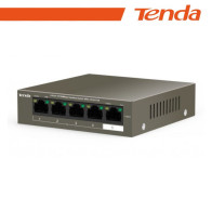 Tenda Switch Fast PoE - 5 porte (4 FE PoE + 1 FE) | TEF1105P-4-38W NT-TEF1105P-38