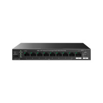 IP-COM Switch Gigabit PoE -10 porte(8 GE PoE + 1 GE + 1 SFP 1G) | G1110PF-8-120W IC-G1110PF-8-12