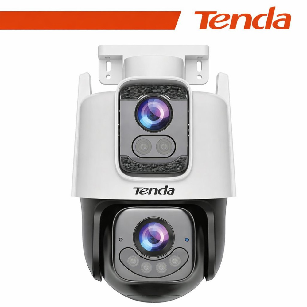 Tenda Telecamera Wi-Fi Outdoor P&T 6MP Dual-Lens, Wi-Fi 6, Full Color | RH9-WCA NT-RH9-WCA