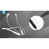 Auricolari Smart Sport Dual Bluetooth con archetto Bianchi DEBTDE255W
