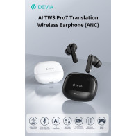 Auricolari TWS Earbuds AI con ANC Avanzato, 4-Mic ENC e Traduzione Multilingua in Tempo Reale Neri DEP7TWS841B