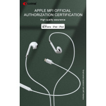 Auricolari Comma Apple Lightning Certificati MFI Voce/Musica COAUMFI914