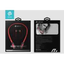 Auricolari Bluetooth Sport con Archetto Magnetico Rosso DEBT41S126R