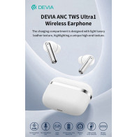 Auricolari carica wireless ANC TWS Ultra1 annullamento rumore esterno Bianchi DETWEM031808W