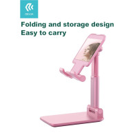 Supporto Regolabile a libro per Tablet e Smartphone Rosa DESTT987P