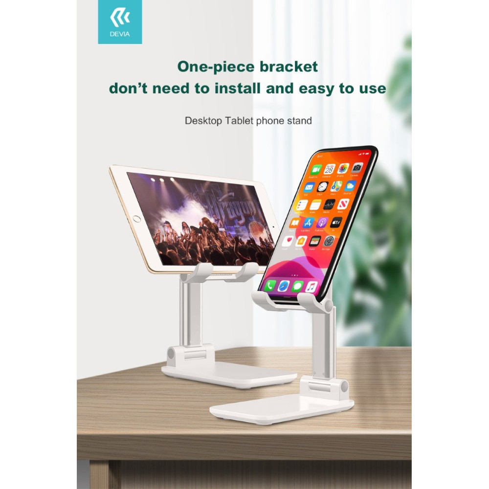 Supporto Regolabile a libro per Tablet e Smartphone Nero DESTT925B